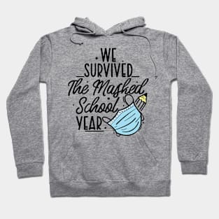 Summer Teacher Gifts, We Survived The Masked School Year, Teacher Summer Outfits, End of the Year Teacher Gifts Hoodie